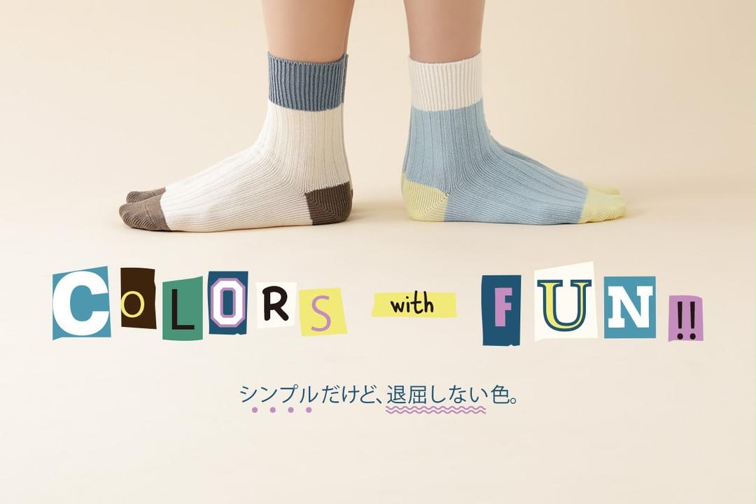 COLORS with FUN!! | 靴下屋公式通販 Tabio オンラインストア