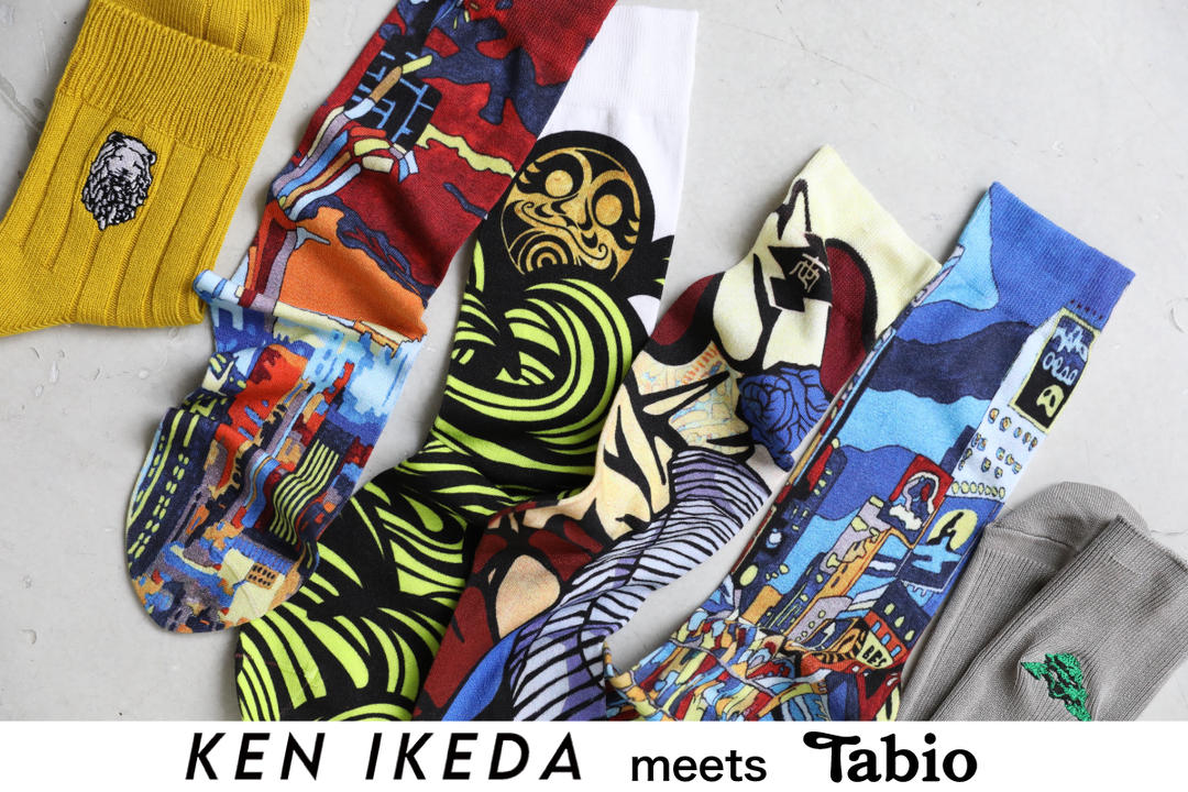 KEN IKEDA meets Tabio | 靴下屋公式通販 Tabio オンラインストア