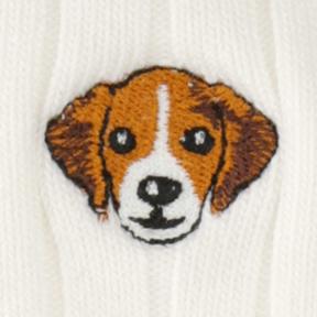 ワンちゃん刺繍ソックス 限定販売 靴下屋公式通販 Tabio オンラインストア 送料無料