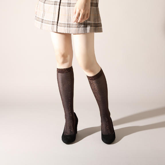 ラメハイソックスで2way