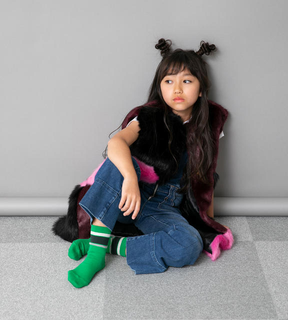 キッズ　誕生日、主役コーデ