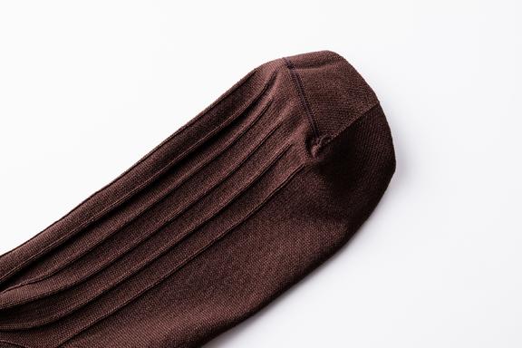 9×2リブソックスの爪先部分の接写画像