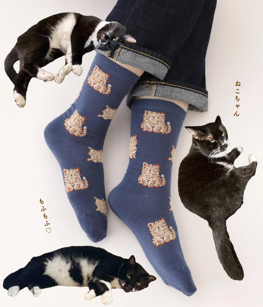 きよねこ屋 東キヨドーム キヨ猫靴下 メンズ ショート丈＆くるぶし丈 セット キヨ きよねこ屋 キヨの東キヨドーム キヨ猫靴下 くつ下