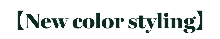 new color styling